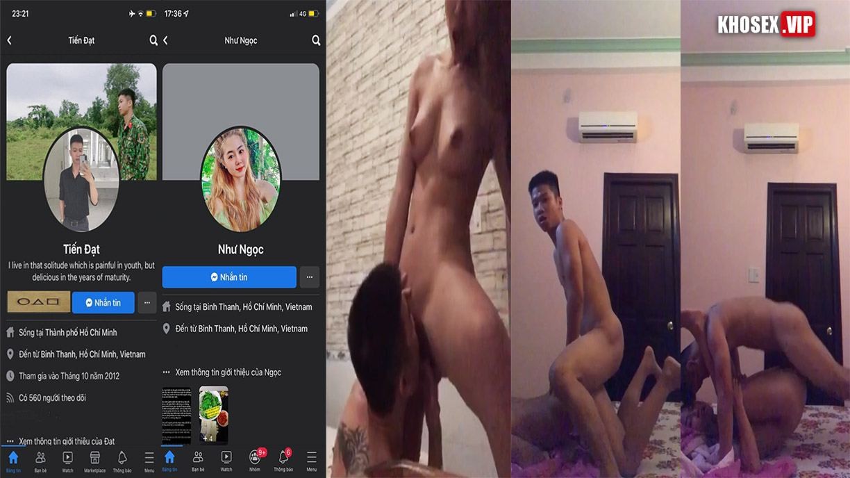 Poster of Clip sex Tiến Đạt và Như Ngọc địt nhau rên la khẩu dâm